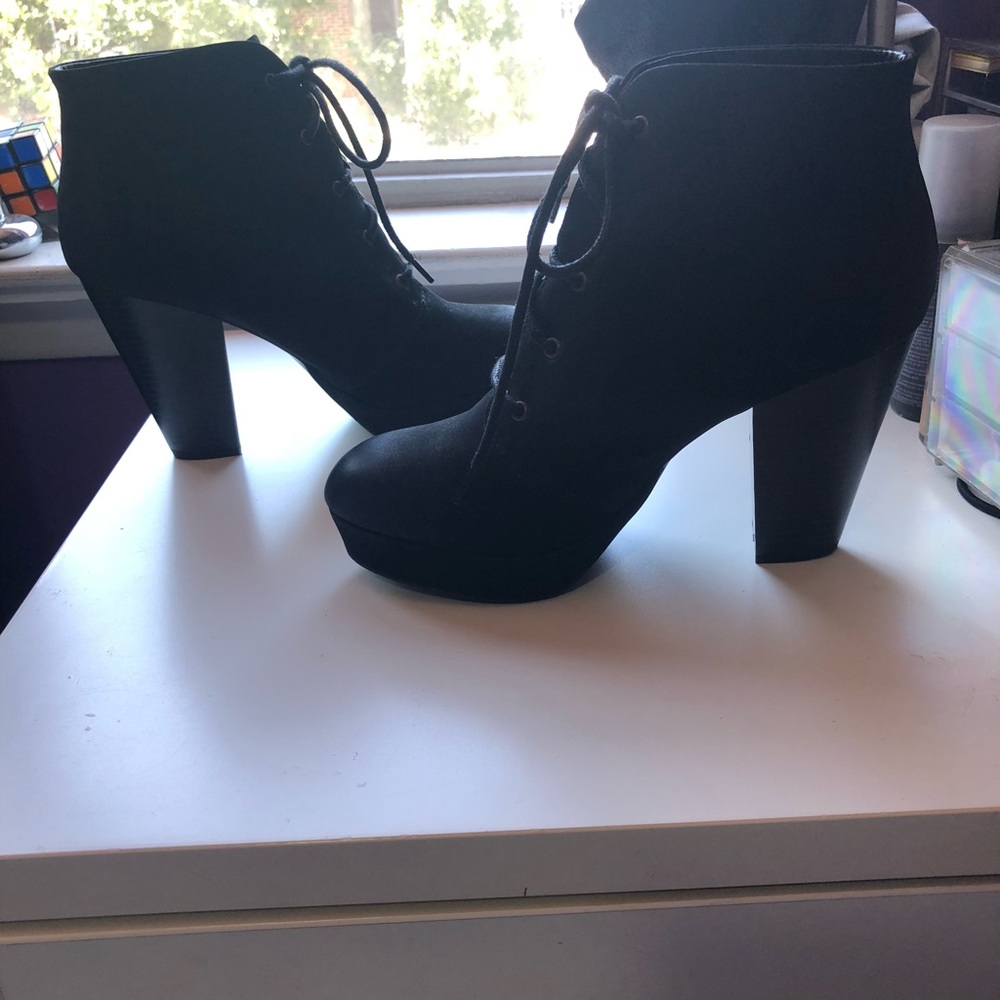 Mossimo Supply CO. Black Platform Boots